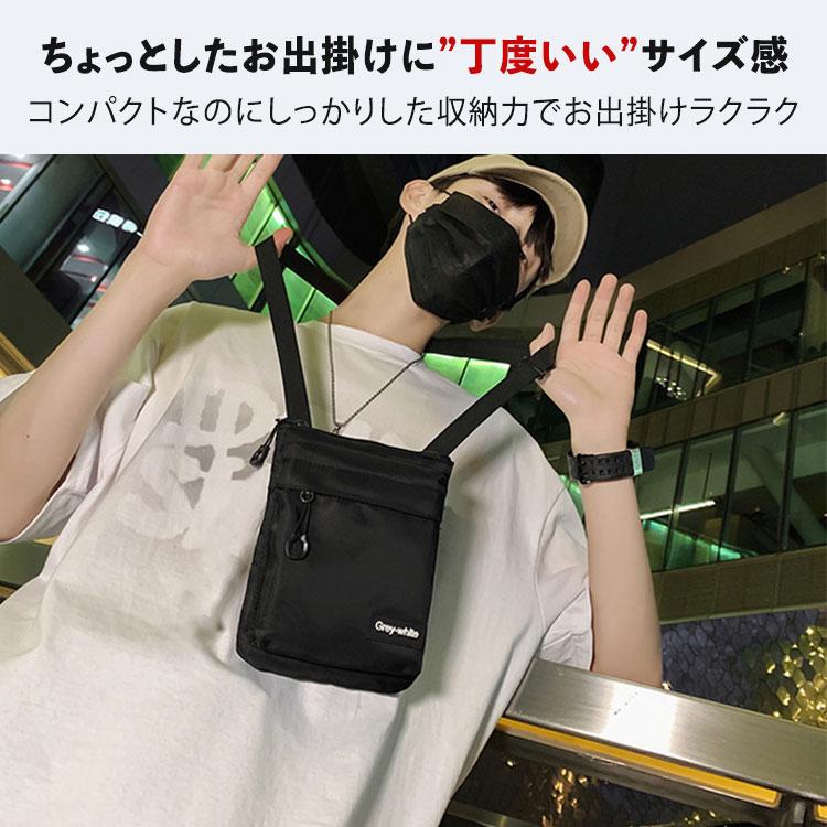 サコッシュ メンズ レディース 撥水 防水 バッグ スマホポーチ スマホ ショルダー バッグ 韓国 ナイロン ボディバッグ 小さめ 鞄 カバン 登山 アウトドア ポーチ |  | 02