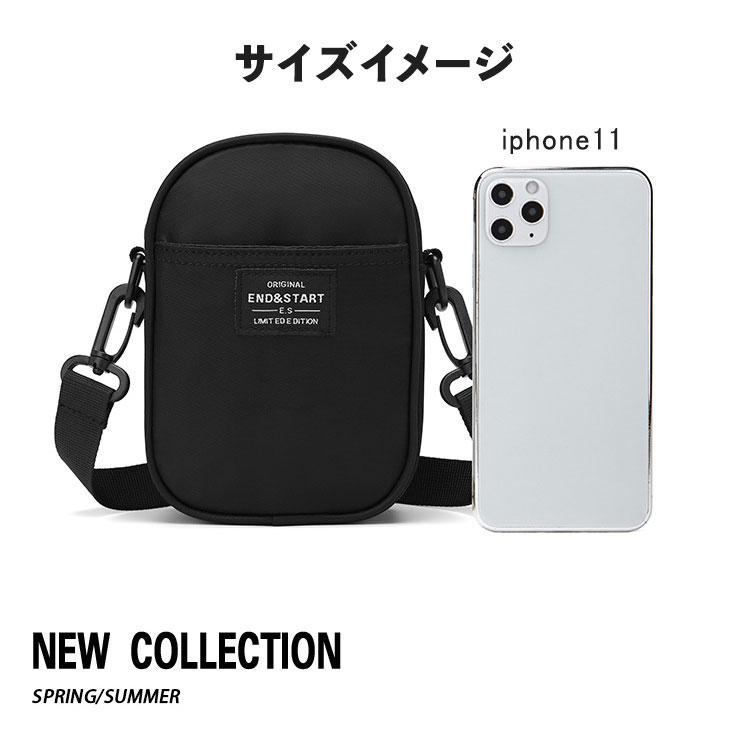 スマホポーチ メンズ サコッシュ スマホ ショルダー バッグ 韓国 ナイロン 小さい 鞄 カバン 財布 撥水 防水 登山 アウトドア まち ミニポーチ マルチポーチ |  | 08