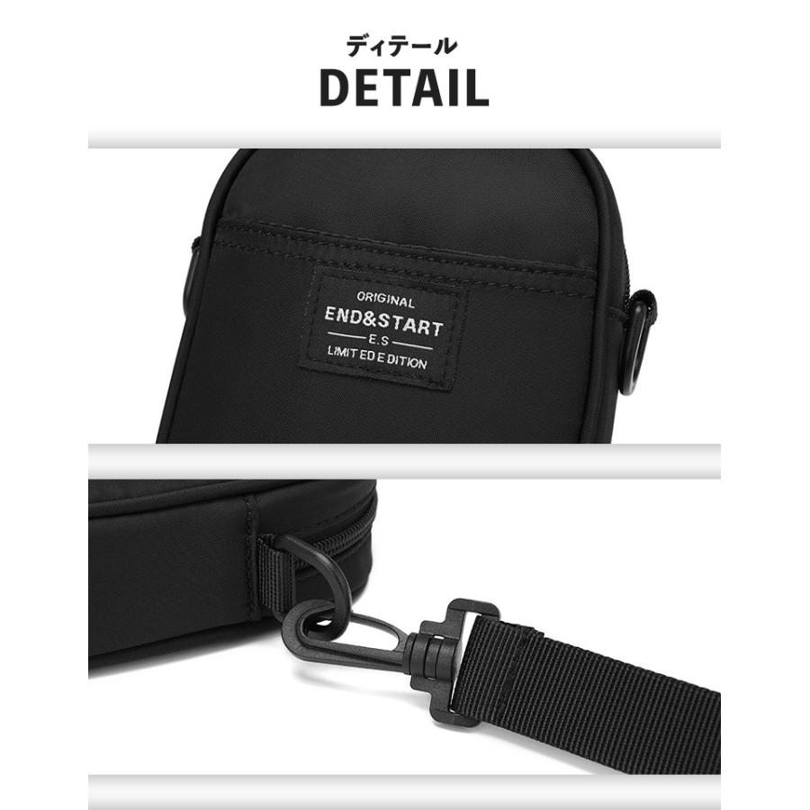 スマホポーチ メンズ サコッシュ スマホ ショルダー バッグ 韓国 ナイロン 小さい 鞄 カバン 財布 撥水 防水 登山 アウトドア まち ミニポーチ マルチポーチ |  | 09