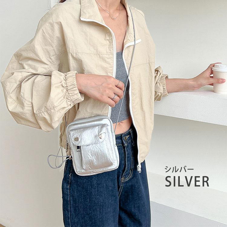 サコッシュ レディース ポシェット 斜めがけ かわいい エナメル きれいめ 小さめ 2way ヒップポーチ 軽い カジュアル おしゃれ 軽量 撥水 外ポケット 韓国 |  | 07