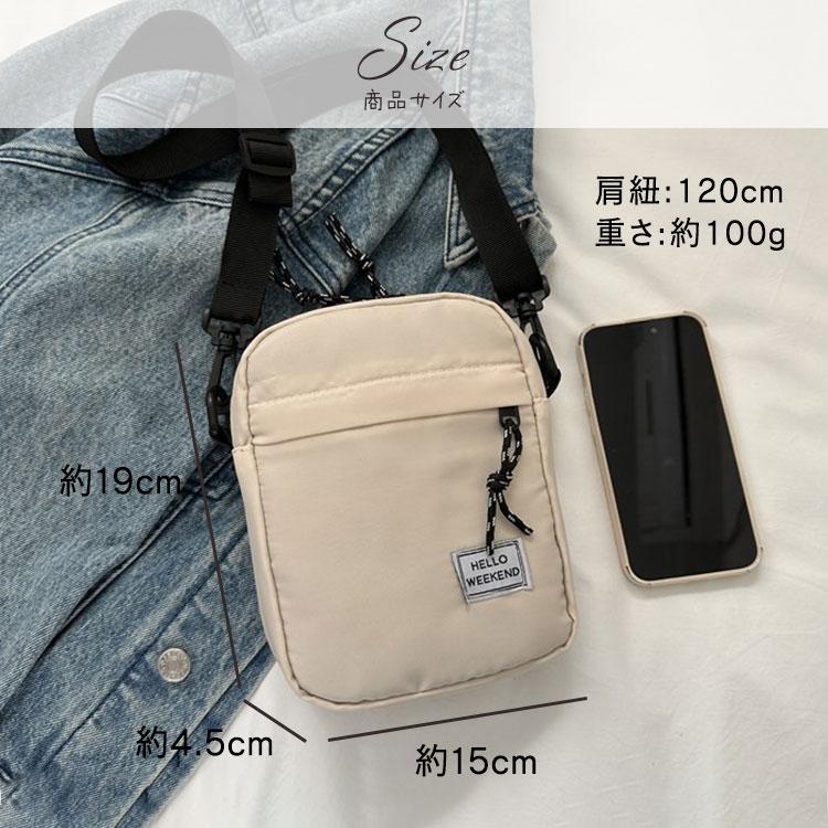 サコッシュ レディース メンズ 軽い スマホポーチ スマホショルダー おしゃれ ナイロン コスパ 財布 縦型 小さめ ポシェット 斜めがけ シンプル スマホ ポーチ |  | 11