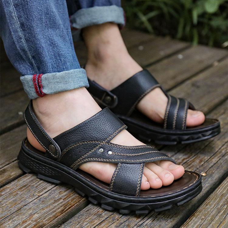 サンダル メンズ 本革 レザー 大人 おしゃれ 夏 靴 カジュアル クッション 疲れにくい 海 川 アウトドア 男性 30代 40代 50代 夏用 涼しい 牛革 高級 歩きやすい |  | 12