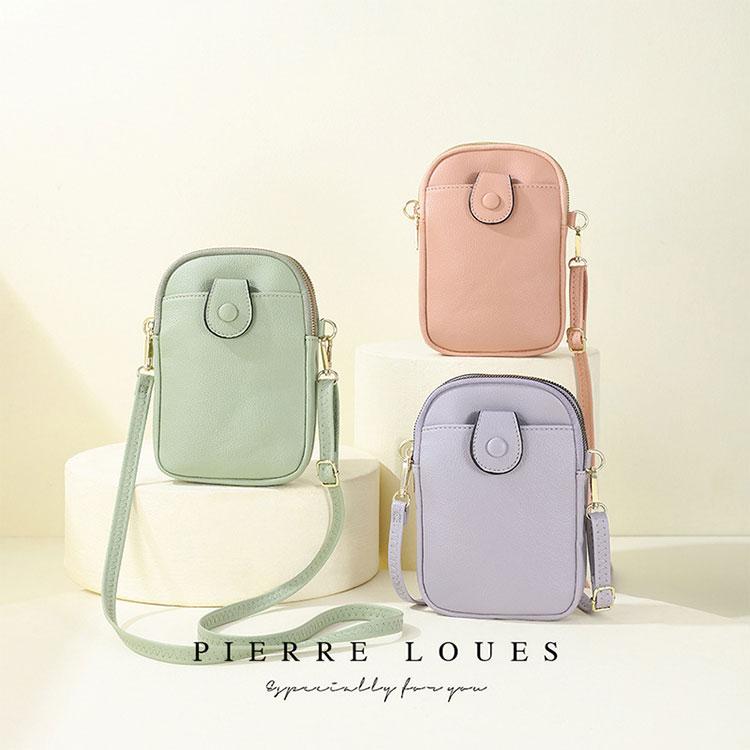 スマホポーチ レディース ショルダー 斜めがけ ポーチ コンパクト かわいい おしゃれ 小さめ 縦型 薄い 軽い ファスナー スマホショルダー スマホポシェット |  | 13