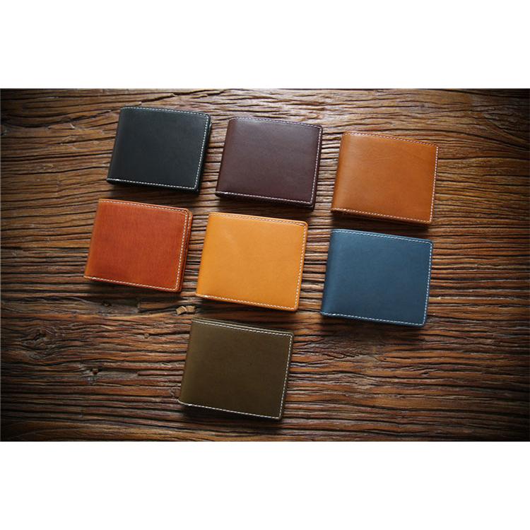 二つ折り財布 メンズ 牛革 財布 イタリアンレザー 本革 薄型 高級 おしゃれ 革 薄い レザー 20代 30代 40代 50代 たくさん入る 小さめ 社会人 父の日 ギフト |  | 13