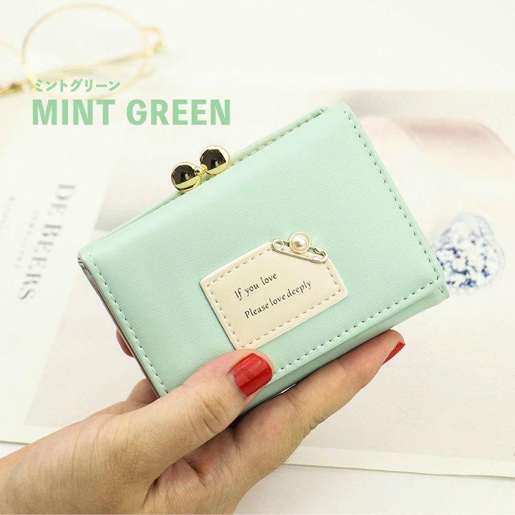 財布 レディース 三つ折り財布 アンピン がま口 がまぐち 小さめ 軽量 コンパクト おしゃれ かわいい ブランド 小銭入れ 札入れ 薄型 女の子 高校生 |  | 14