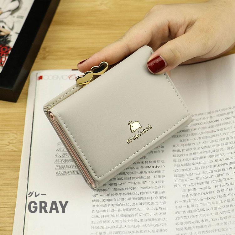 【大人気のがま口♡】ミニ財布 コンパクト 可愛い 関税なし 三つ折り財布 レディース かわいい がま口 口金 コンパクト 財布