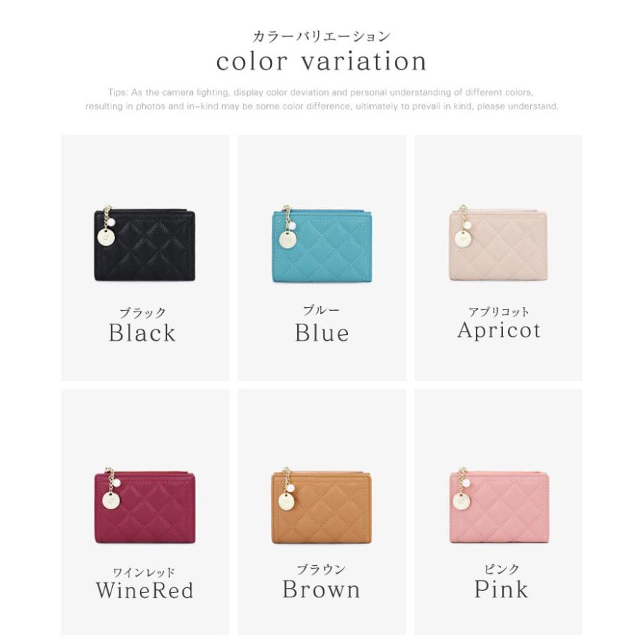 財布 レディース おしゃれ 薄い 二つ折り 小さい キルティング レザー かわいい カード入れ 薄い財布 お洒落 大人 コンパクト 小銭入れ 女の子 ミニ財布 軽い |  | 12