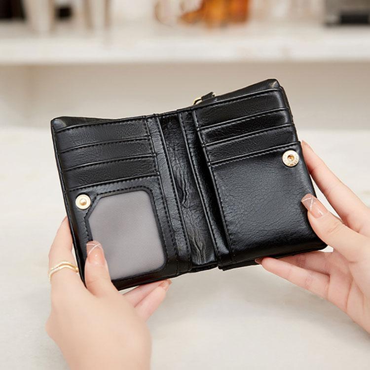 財布 二つ折り レディース 大容量 ストラップ付き レザー カード入れ 多い カード たくさん入る ミニポーチ 小物入れ かわいい お洒落 大人 コンパクト 小銭入れ |  | 20