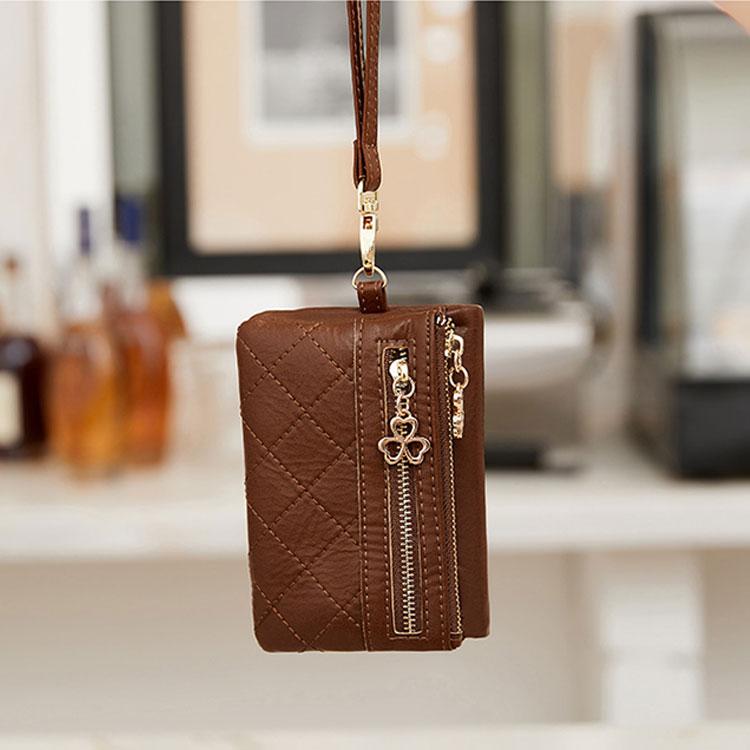 財布 二つ折り レディース 大容量 ストラップ付き レザー カード入れ 多い カード たくさん入る ミニポーチ 小物入れ かわいい お洒落 大人 コンパクト 小銭入れ |  | 21