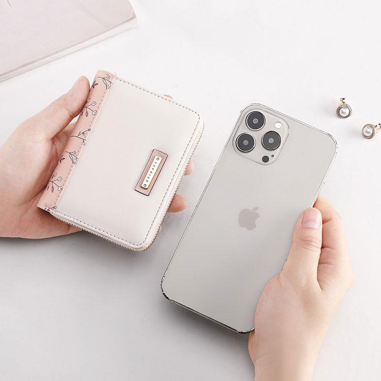 二つ折り財布 レディース 財布 使いやすい 可愛い カード入れ バイカラー ファスナー 小銭入れ 小さめ コンパクト 女の子 小学生 中学生 高校生 大人 子ども |  | 08