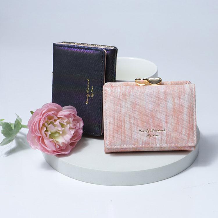 三つ折り財布 レディース がま口 財布 女の子 光沢 虹色 かわいい 高校生 中学生 小学生 ICカード コンパクト 大容量 がま口財布 こども 子ども 10代 20代 |  | 10