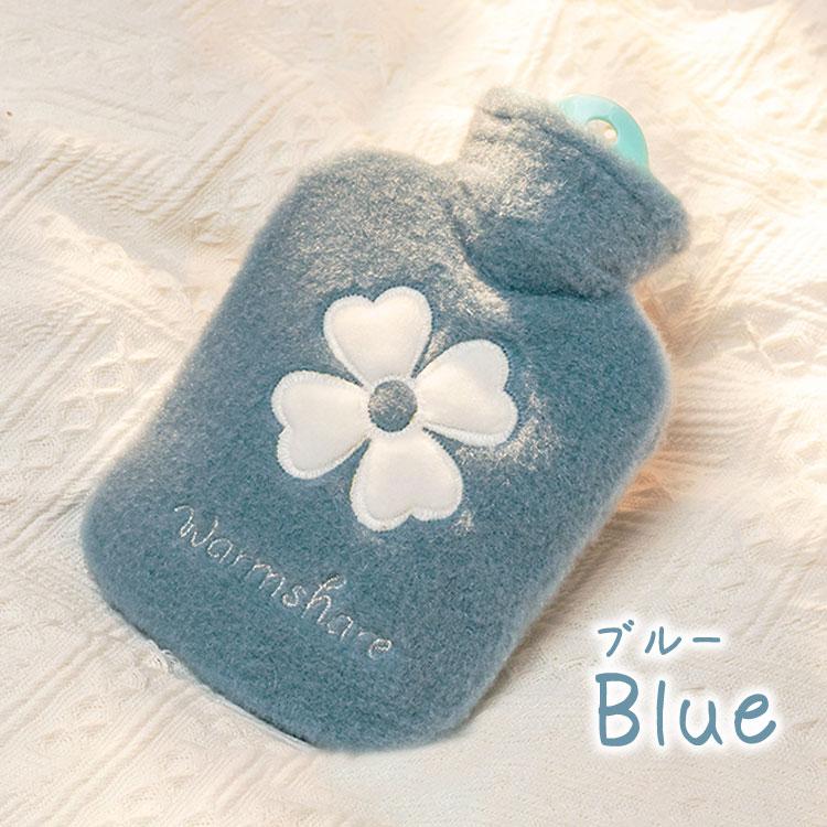 湯たんぽ 500ml 1000ml ふわふわ カバー付き ゆたんぽ 注水式 保温