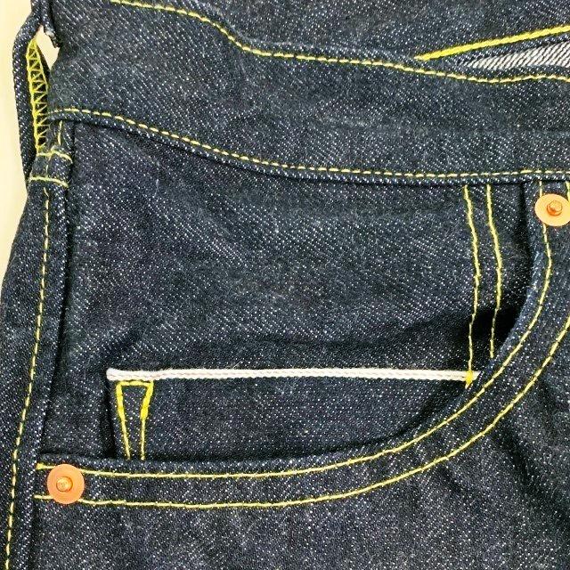 1stジーンズ ハンドメイド ストレート デニム メンズ 大きいサイズ 