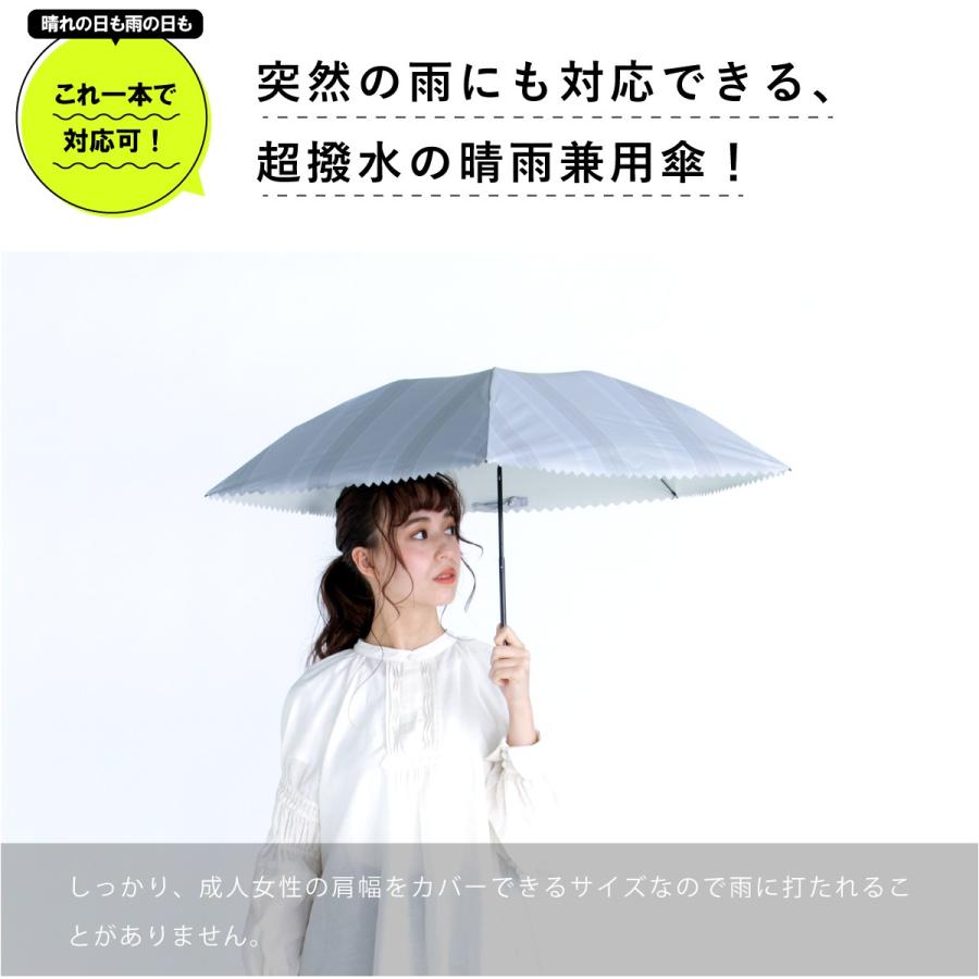 レディース超軽量折りたたみ日傘 晴雨兼用 完全遮光 長傘 ブランド 手開き傘 オシャレ ドット ストライプ ボーダー ハート 折り畳み Uvカット fml1 Ascente Online Store 通販 Yahoo ショッピング