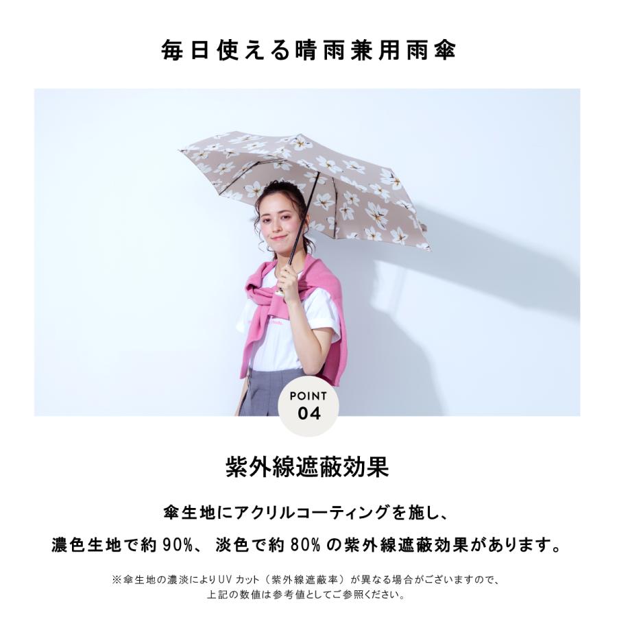 assa公式  折りたたみ傘 軽量 ポーチ型ケース付きで持ち運び レディース  雨傘  コンパクト シンプル 通学 通勤  旅行  はっ水 撥水 50cm | assa | 09