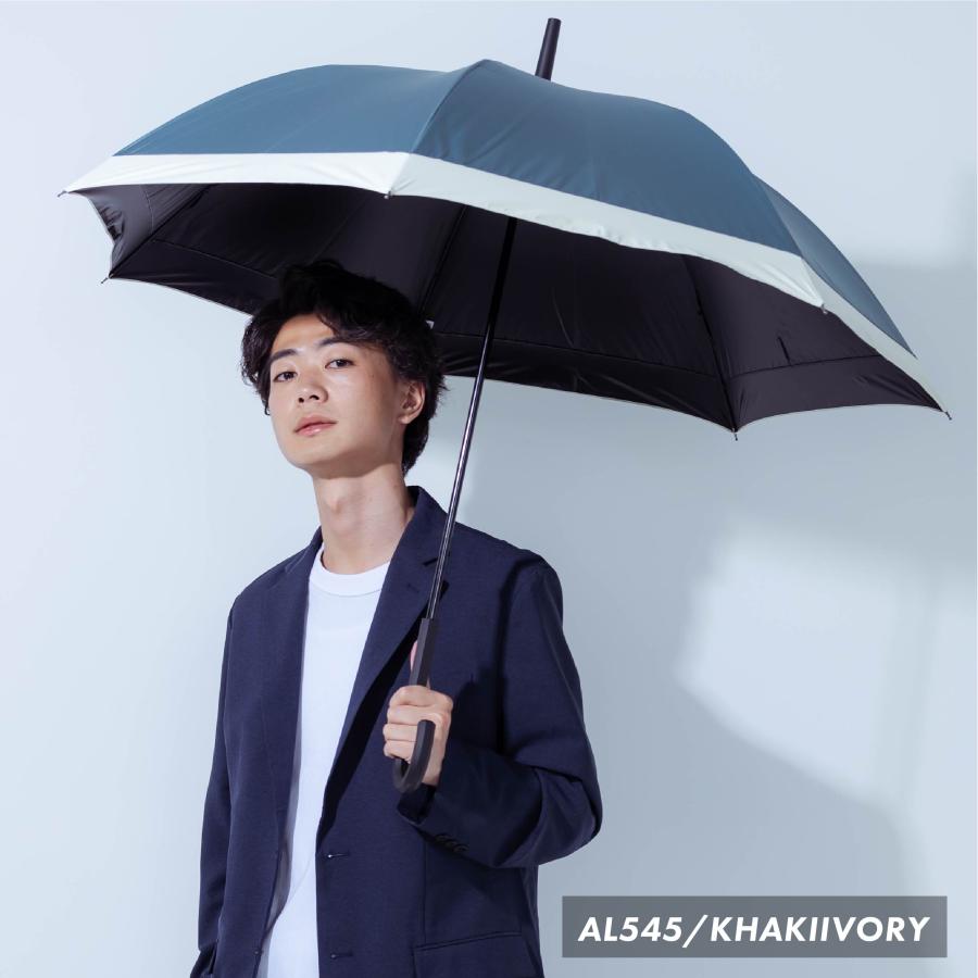 [a.s.s.a 公式] 日傘 軽量 晴雨兼用 父の日 ALL IN UMBRELLA ユニセックス メンズ 長傘 大きい 60cm 完全遮光 遮熱 UVカット 手開き 雨傘｜ascente｜21