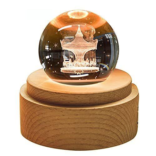 Tengee 誕生日プレゼント 女性 人気 オルゴール おしゃれ インテリア雑貨 置物 月ライト Usb充電 投影 可愛い 癒しグッズ 記念日 結婚祝 オルゴール Www Prosercofam Com