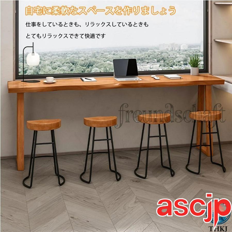 カウンターテーブル ハイテーブル バーキャビネット 木製トップ 高さ