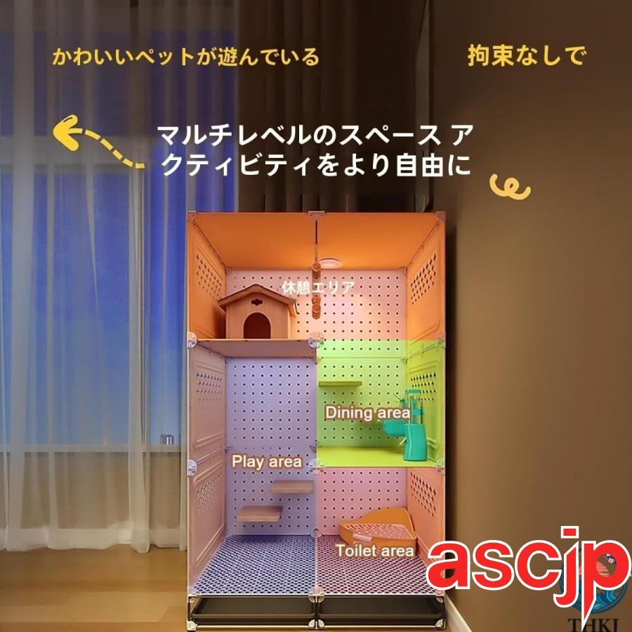 家庭用ケージ 大型金属製小動物用ケージ ダブルトリプル特大 3層