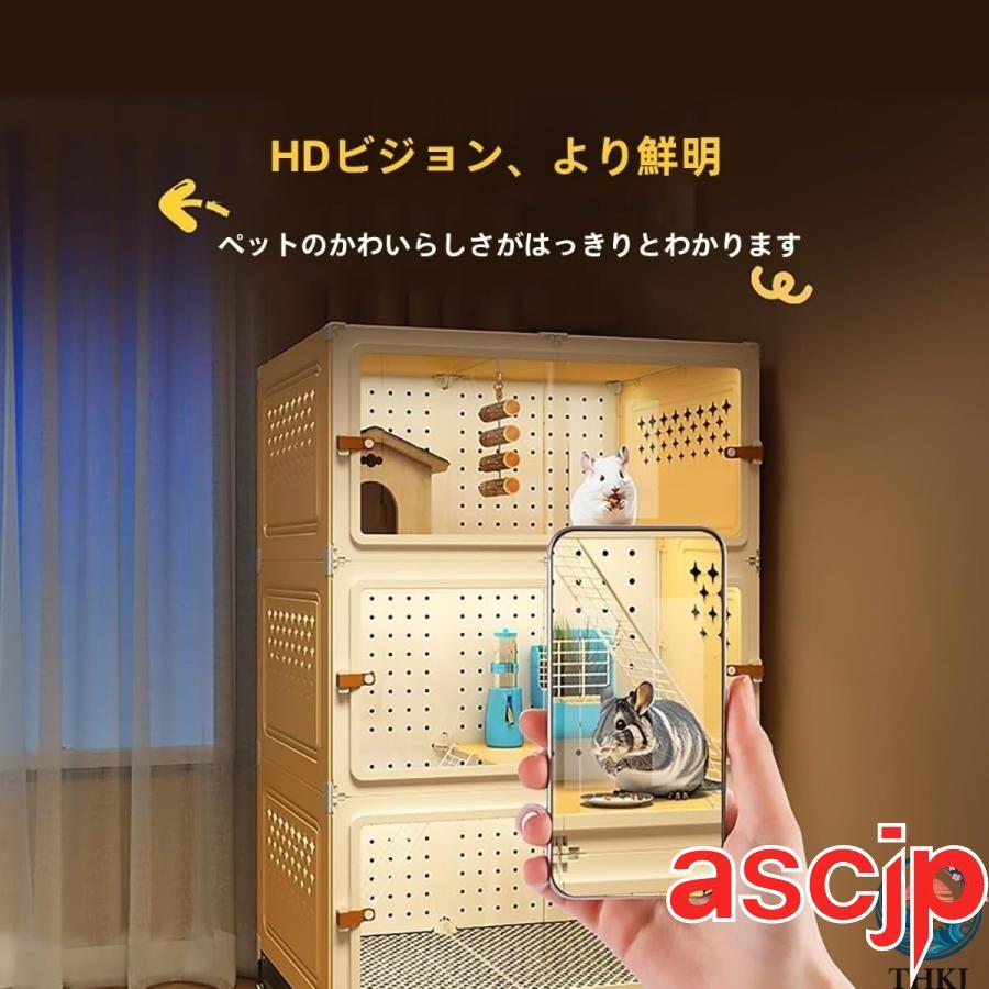 家庭用ケージ 大型金属製小動物用ケージ ダブルトリプル特大 3層