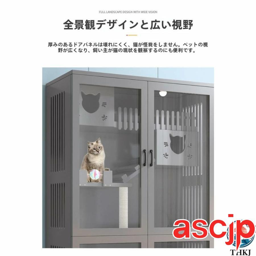 ねこケージ 大型 猫ケージ キャットケージ 3段 デグー ケージ 猫 木製