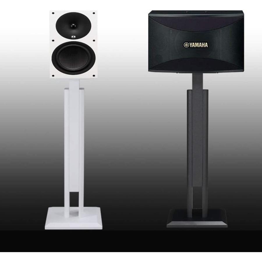 シルバー スピーカースタンド フロアタイプ スピーカー台?スタンド スピーカー 台座 音響台 スピーカースタンド 高
