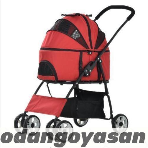 新品半額以下セール　ペットカート 赤と黒 20kg耐荷重 ペットカート 分離式 耐荷重15kg 取り外し可能 折りたたみ 組立簡単