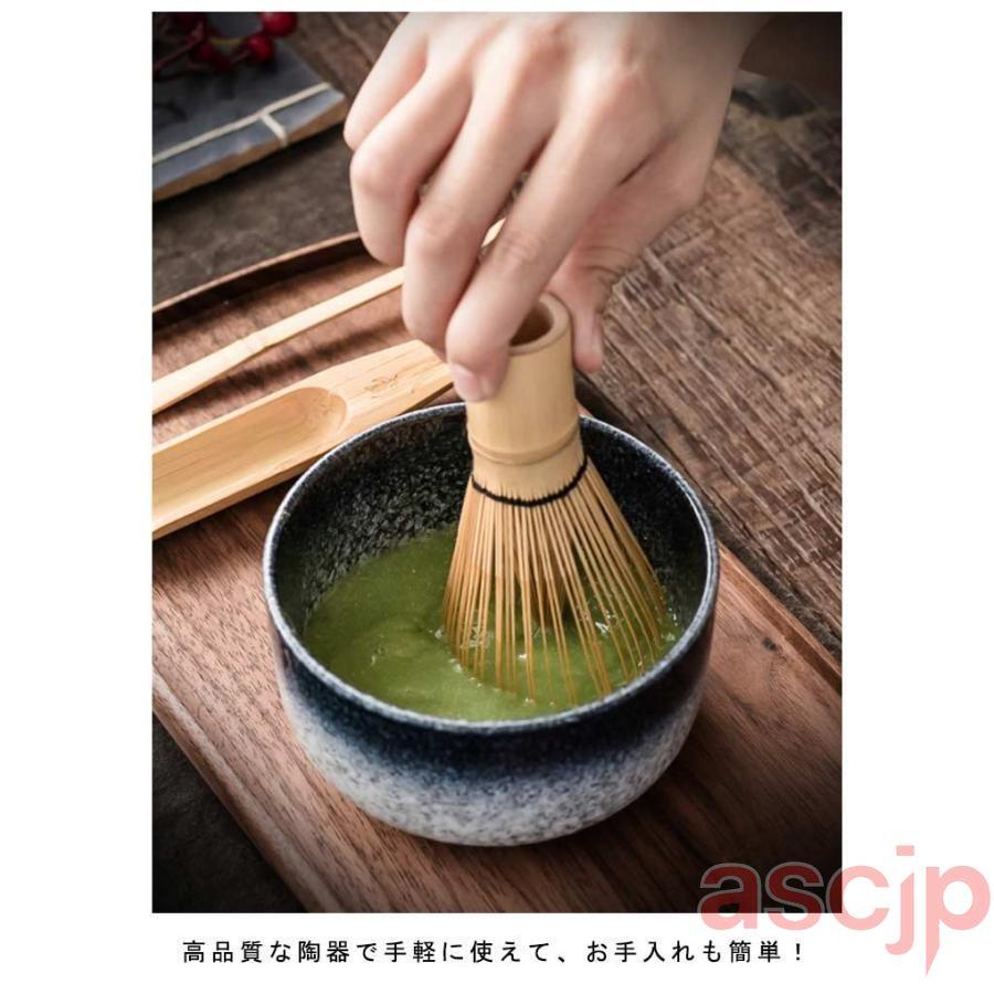 茶道具セット 抹茶セット 茶具 茶器 茶筅 茶碗 茶杓 茶筅立て 茶こし 6