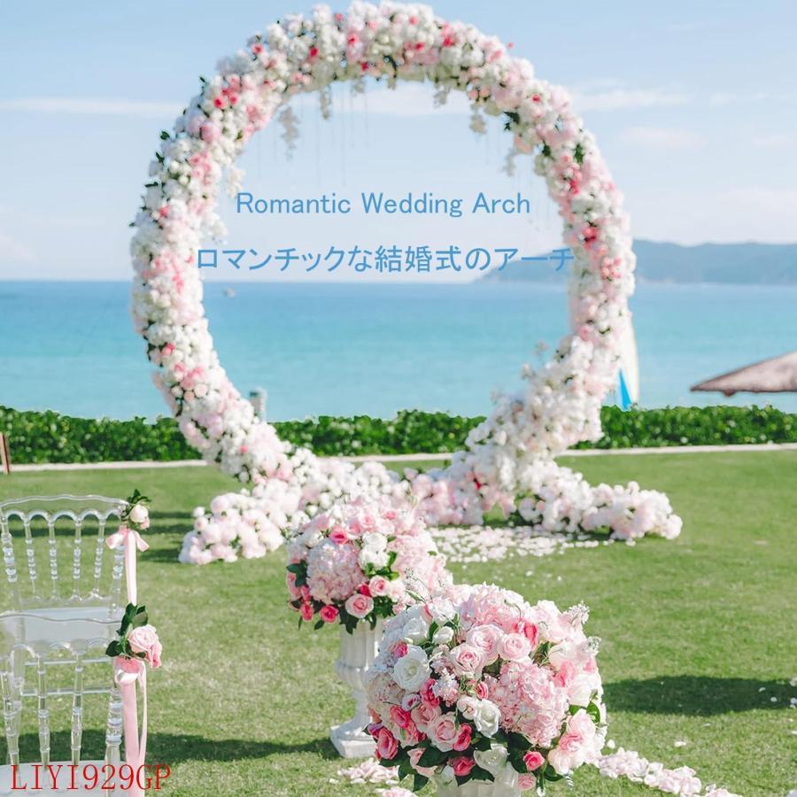 メタルアーチ ローズアーチ、結婚式 デコレーション ガーデンアーチ 錆び ないフラワーアーチ 庭 装飾 お祭り 飾り DIY 庭づく 家具 ローズアーチ、白/ゴールド ガーデンアーチ、幅2.4×高さ2m、幅2.6×高さ2.2m、幅3.2×高さ2.8m、おしゃれ バラガーデン バラ  アーチ 鉄製 アーチ・ミスリル 白 1個 ローズ バラアーチ アイアン ガーデニング 庭 玄関 門 フラワー つる 薔薇 園芸 国華園 : 花と緑 国  ...