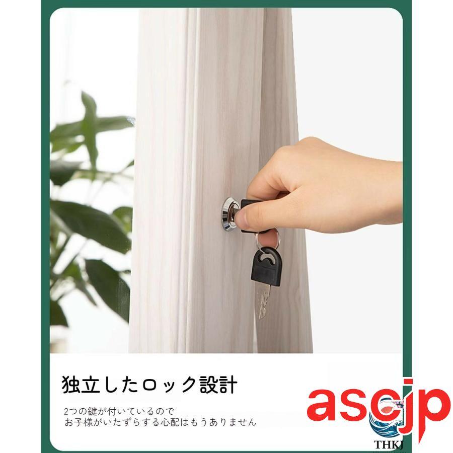 全身鏡 スタンドミラー 360度回転 ドレッサーミラー キャビネット付き