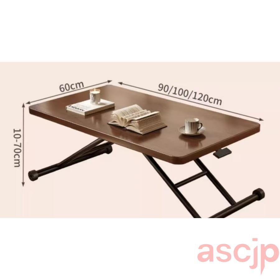 テーブル 昇降式 ガス圧昇降式テーブル 120 100 90cm 60cm 高さ調節
