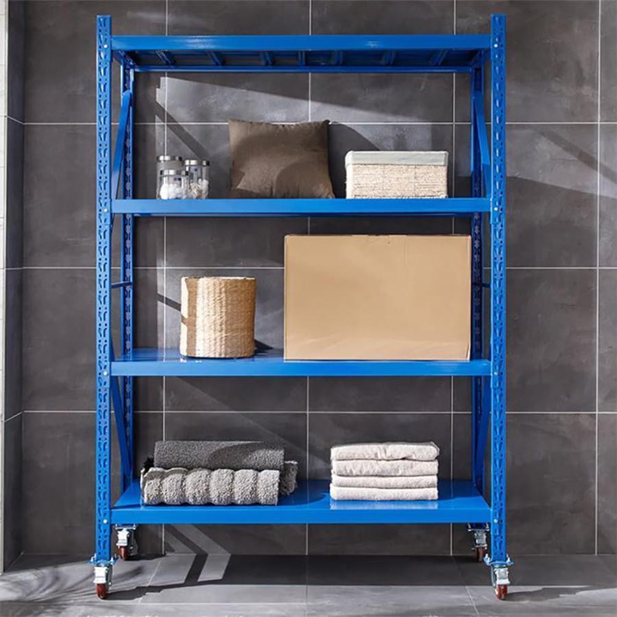 スチールラック 業務用 キャスター付き 倉庫 耐荷重150kg/段 幅120/150