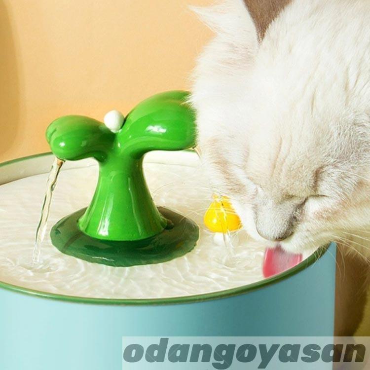 【未使用品】ペット用自動給水器 ペット自動給水器 ペット 自動給水器 セラミック 陶器 猫 水飲み器