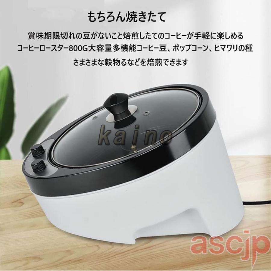 110V焙煎機 電動 自動 コーヒーロースター コーヒー 自動攪拌 ホーム 