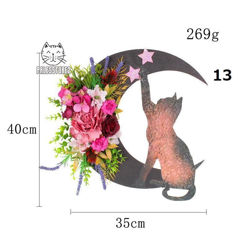 リース 玄関 ナチュラルリース パーティ ドア 飾り ウェルカム 造花