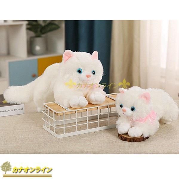 猫 リアル ぬいぐるみ 多機能 しゃべるおもちゃ マスコット 背当て