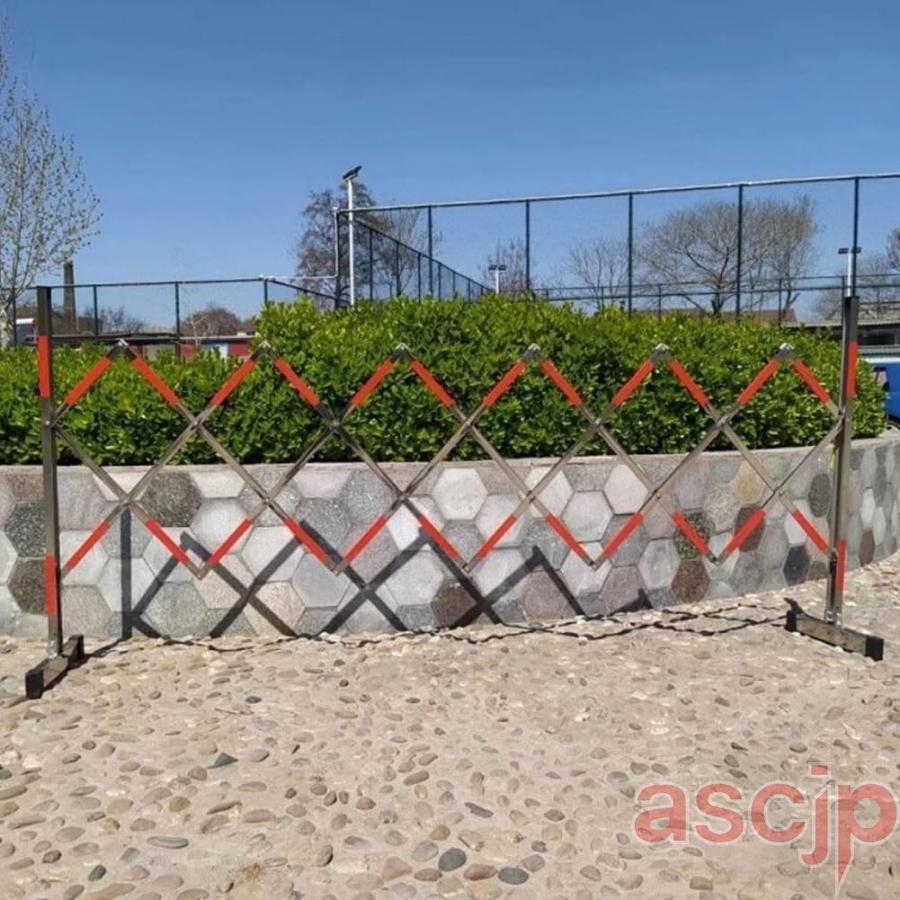 産業用伸縮金属バリケード、 移動式安全バリアゲート 開閉式 