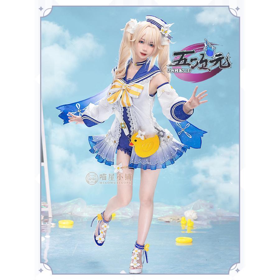 原神 バーバラ 新スキン 水着 三分妄想 コスプレ 衣装 靴 セット