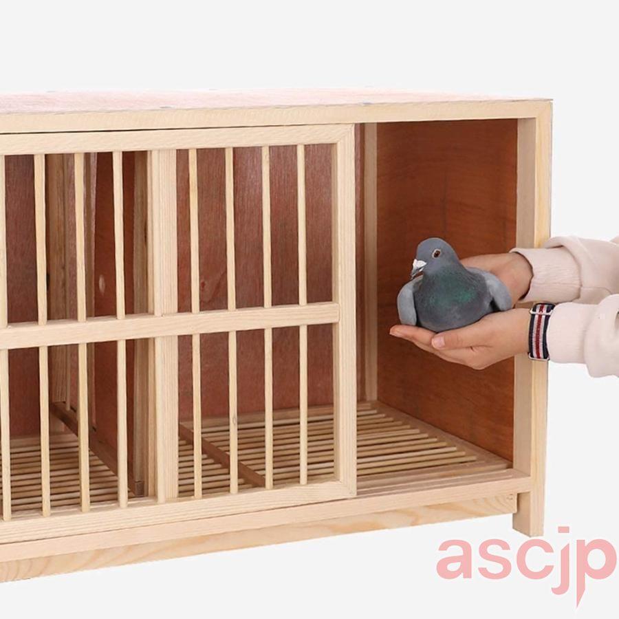 鳩の檻 木製 鳥ケージ 、鳥籠 インコ 鳥かご ケージ 、ハト