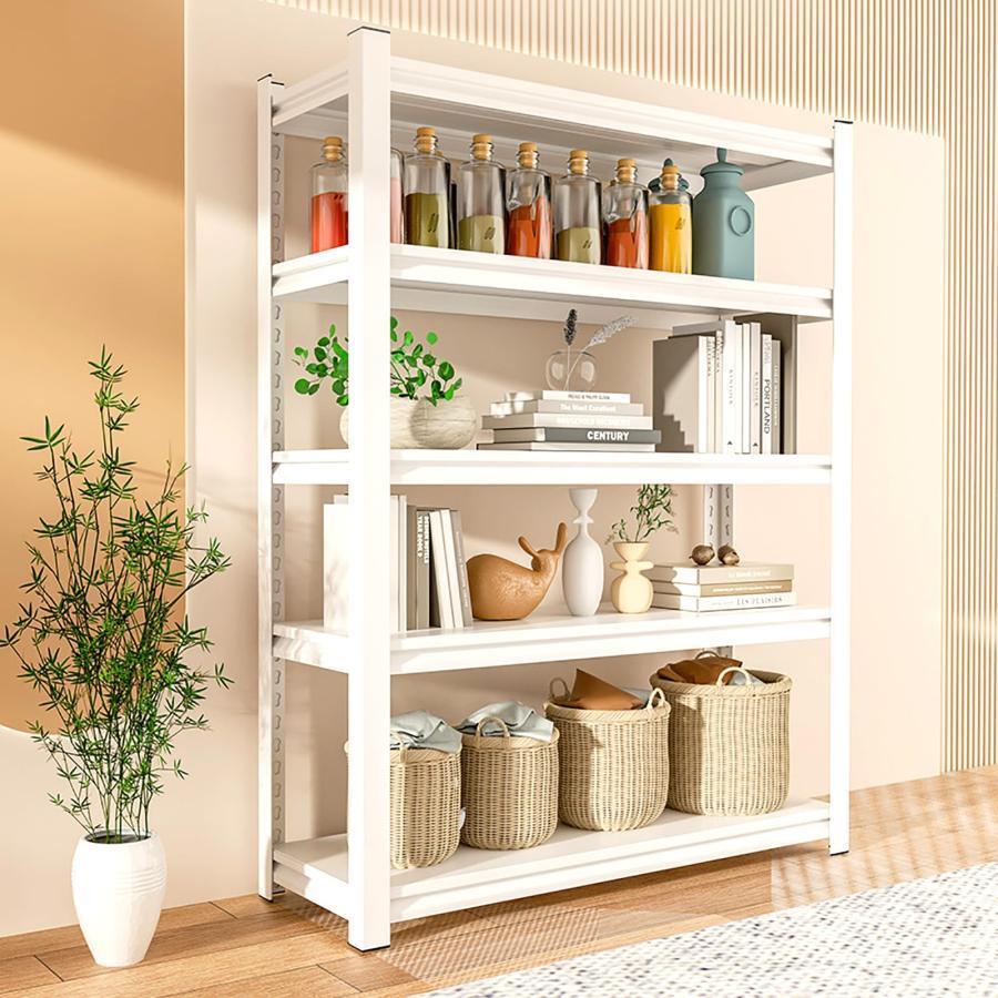 スチールラック 業務用 倉庫収納ラック ガレージ棚 4段/5段/6段 耐荷重