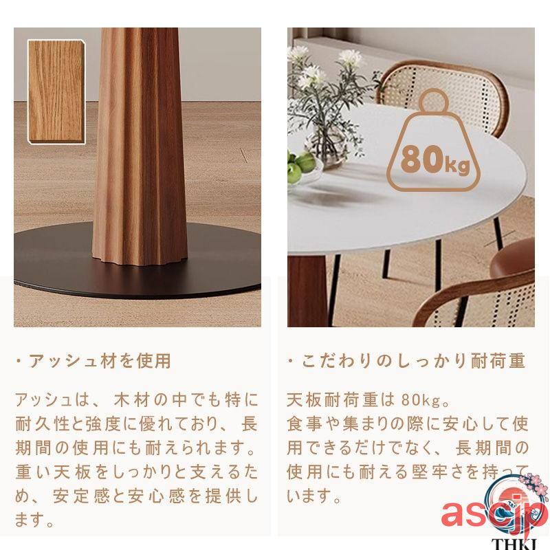円形 ダイニングテーブル 80/100/120 6人掛け 4人用 3人掛け 丸