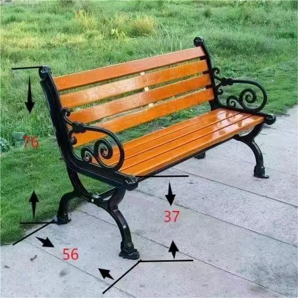 ガーデンベンチ 木製 おしゃれ アイアン 天然木 背もたれ 125cm 椅子