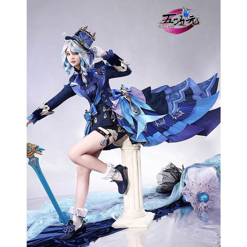 三分妄想 原神 コスプレ フリーナ・ウーシア 水神 衣装