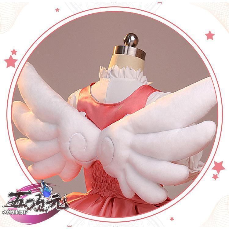 三分妄想 カードキャプターさくら コスプレ 木之本桜 紅白戦闘服 衣装