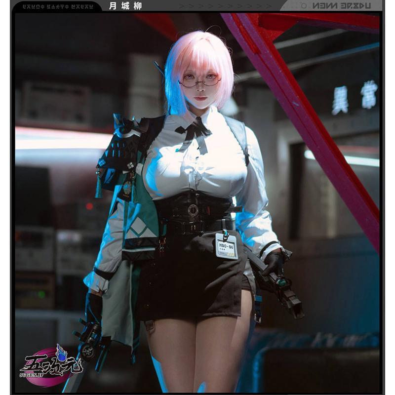 五次元　ゼレンスゾーンゼロ　コスプレ　月城柳　衣装　※ウィッグ　靴　武器　追加可_3