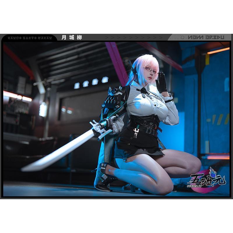 五次元　ゼレンスゾーンゼロ　コスプレ　月城柳　衣装　※ウィッグ　靴　武器　追加可_4