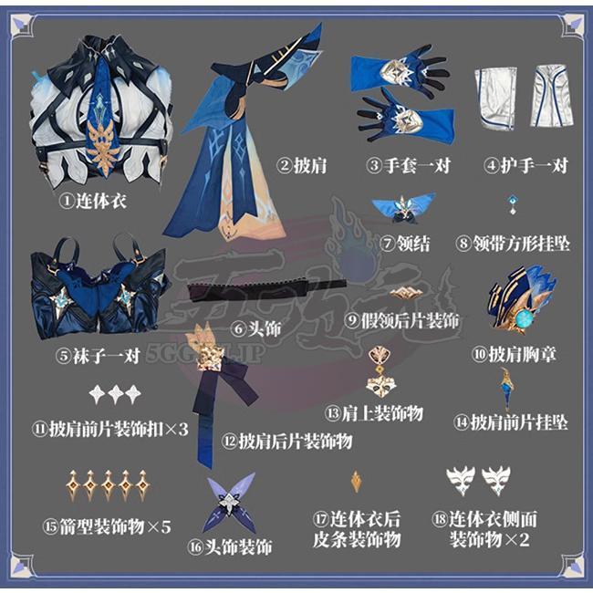エウルア 衣装 Mサイズ ウィッグ 靴つき T⑤2 原神 エウルア コスプレ 武器 模様 靴 ウィッグ 高品質の通販 by