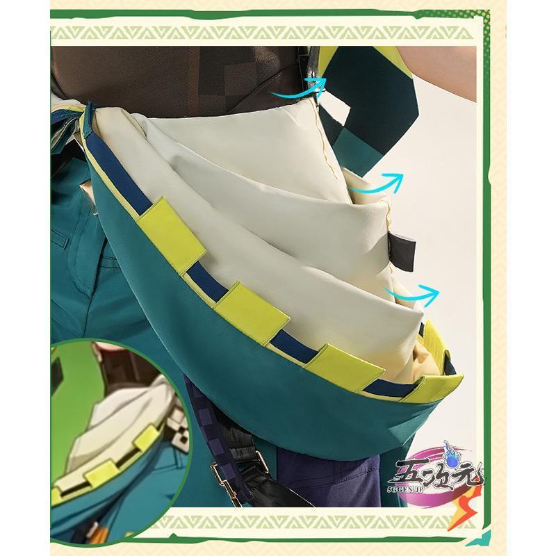 三分妄想 原神 コスプレ キィニチ 衣装 ※ウィッグ 靴 道具 追加可能
