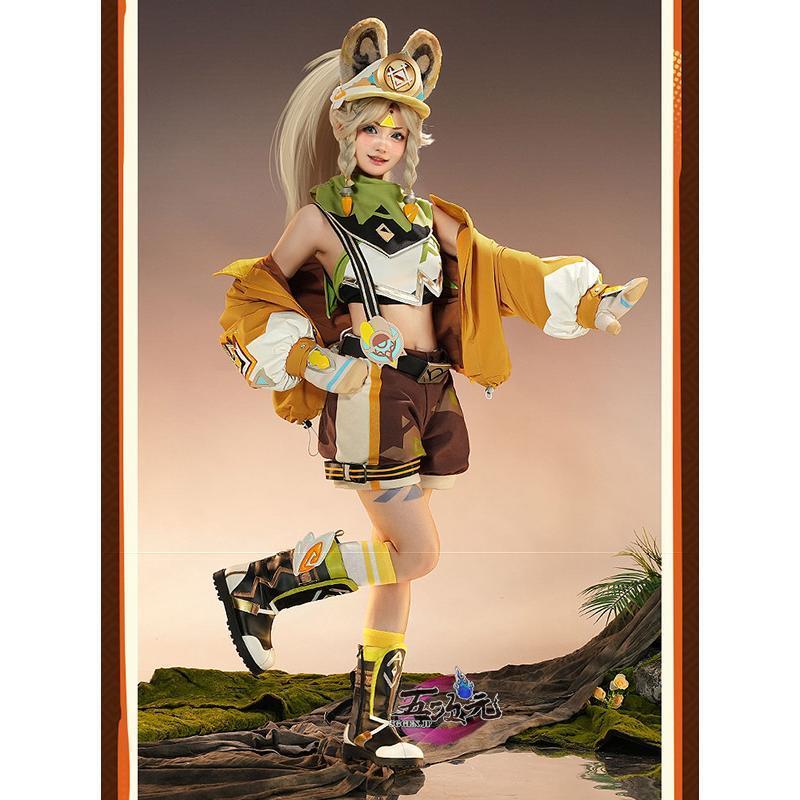 三分妄想 原神 コスプレ カチーナ 衣装 ※ウィッグ 靴 追加可 : ヘルス
