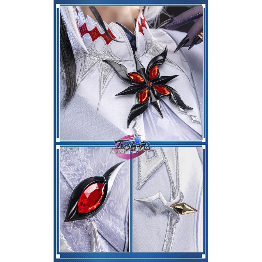 アルレッキーノ コスプレ 基萌 五次元 基萌 原神 コスプレ アルレッキーノ 召使 コンサート 衣装